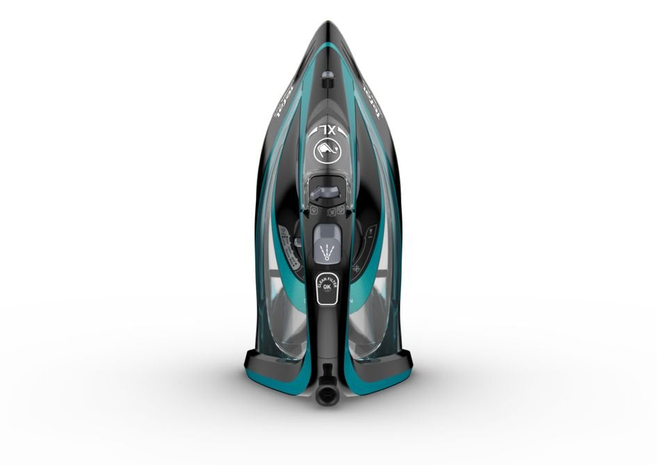 EAN 3121040071441 - Tefal Ultimate Pure FV9844 Plancha vapor-seco Suela Durilium Autoclean 3200 W Negro, Azul imagen 6