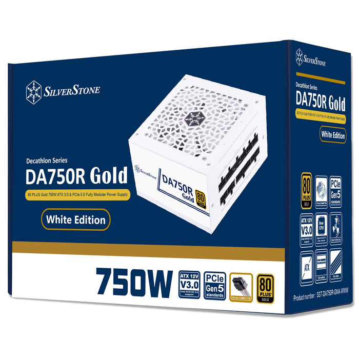 EAN 4710679816838 - Silverstone DA750R Gold unidad de fuente de alimentación 750 W 24-pin ATX ATX Blanco imagen 13