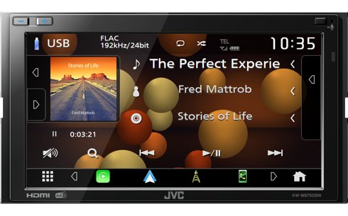 EAN 4975769020599 - JVC KW-M875DBW receptor multimedia para coche Negro Wifi 180 W Bluetooth imagen 4