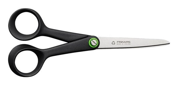 EAN 6424002019411 - Fiskars 1074543 tijera de escritorio y manualidades Universal Corte recto Negro, Acero inoxidable imagen 1