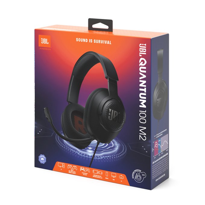 EAN 1200130015519 - JBL Quantum 100M2 Auriculares Alámbrico Diadema Juego Negro imagen 9