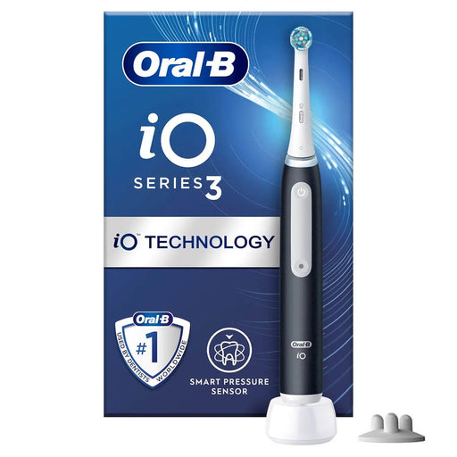 EAN 8006540730898 - Oral-B iO 3 Matte Adulto Cepillo dental vibratorio Negro, Blanco imagen 1