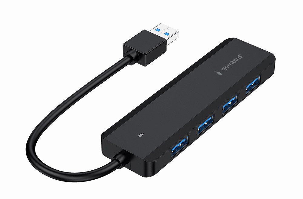 EAN 8716309128858 - Gembird UHB-U3P4P-02 hub de interfaz USB 3.2 Gen 1 (3.1 Gen 1) Type-A 5000 Mbit/s Negro imagen 2