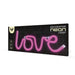 EAN 5900495949349 - Forever Light Neon LED Light LOVE pink Bat + USB FLNEO5 Figura iluminada decorativa imagen 3