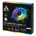 EAN 4895213703154 - ARCTIC P12 PWM PST A-RGB 0dB Carcasa del ordenador Ventilador 12 cm Negro, Blanco 1 pieza(s) imagen 5
