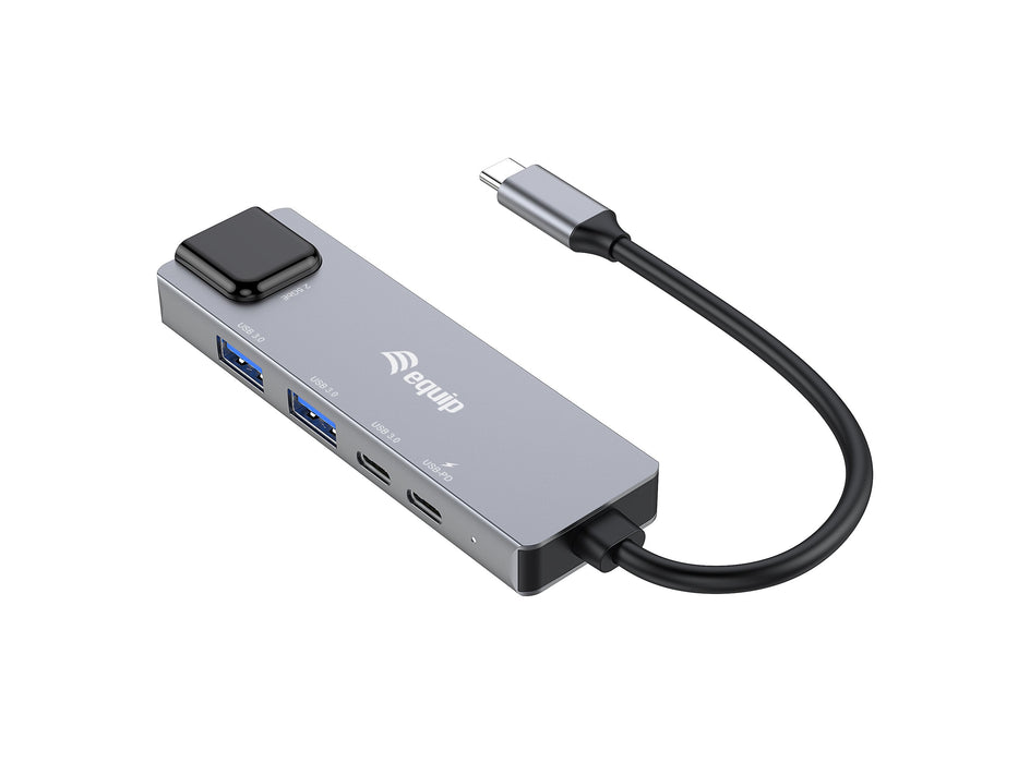 EAN 4015867239308 - Equip 133496 base para portátil y replicador de puertos Alámbrico USB 3.2 Gen 1 (3.1 Gen 1) Type-C Gris imagen 3