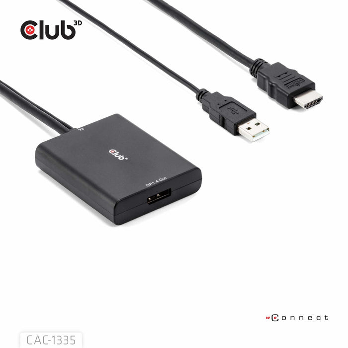 EAN 8719214472498 - CLUB3D CAC-1335 adaptador de cable de vídeo 1 m HDMI + USB DisplayPort imagen 2