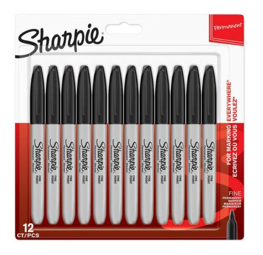 EAN 3501179961118 - Sharpie 1996111 marcador permanente Punta fina Negro 12 pieza(s) imagen 1