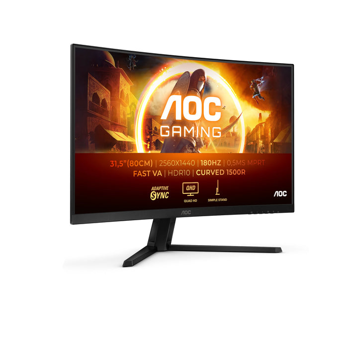 EAN 4038986182164 - AOC G4 CQ32G4VE pantalla para PC 81,3 cm (32") 2560 x 1440 Pixeles Quad HD LCD Negro, Gris imagen 17