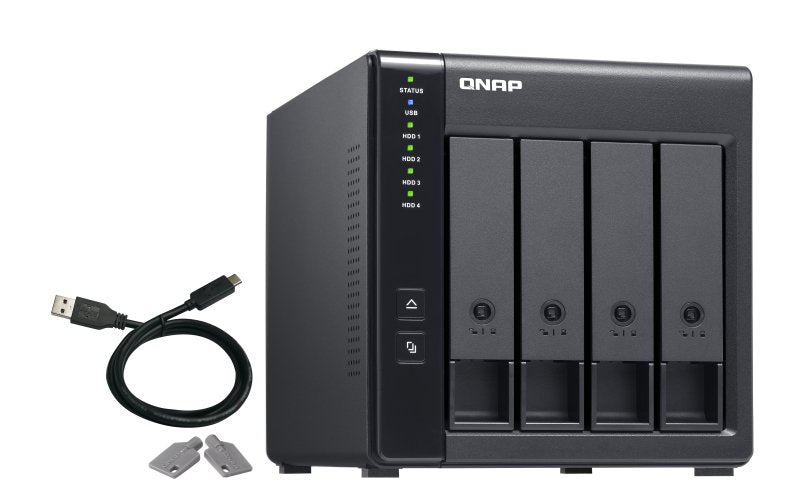 EAN 4713213514429 - QNAP TR-004 caja para disco duro externo Carcasa de disco duro/SSD Negro 2.5/3.5" imagen 5