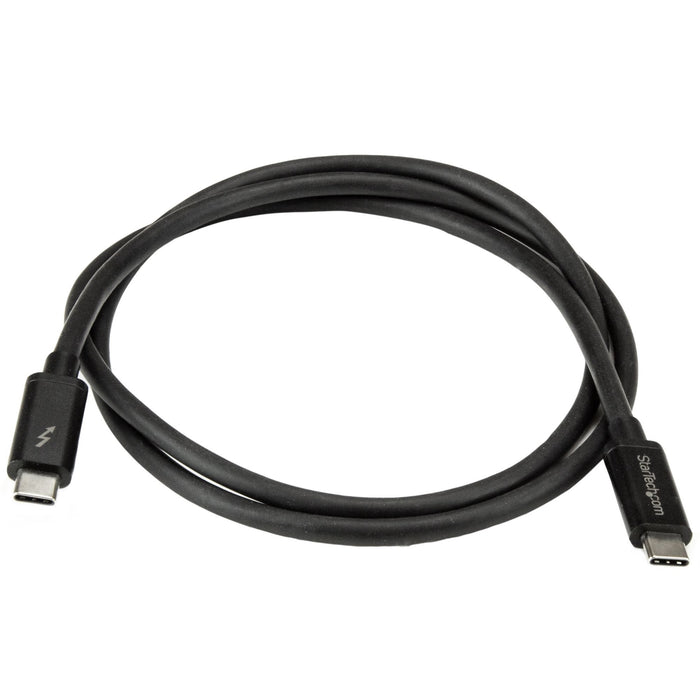 EAN 0065030864077 - StarTech.com TBLT3MM1M cable Thunderbolt 20 Gbit/s Negro imagen 5