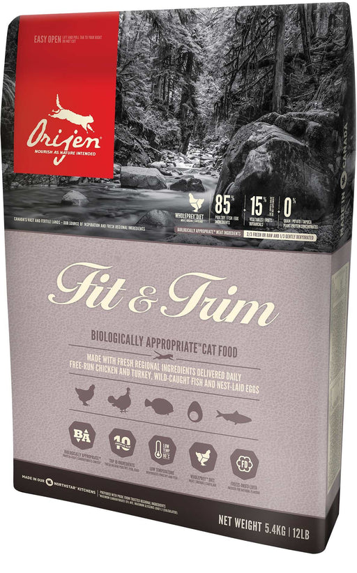 EAN 64992284541 - Orijen Fit & Trim alimento seco para gatos 5,4 kg Adulto Pollo, Pavo imagen 1