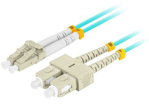 EAN 5901969440195 - Lanberg FO-LUSU-MD31-0020-TQ Cable de fibra óptica e InfiniBand 2 m 2x LC LC/SC Color aguamarina imagen 1