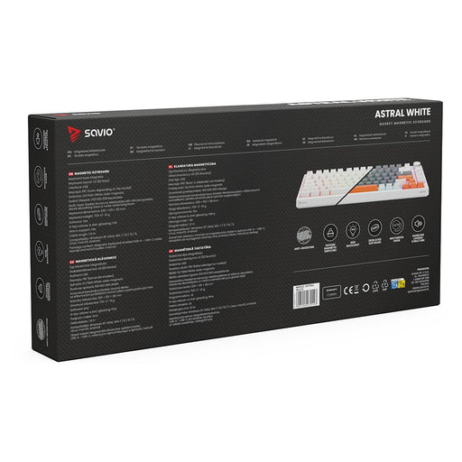 EAN 5905106070184 - Savio ASTRAL WHITE JADE 3 COLOURS teclado Juego USB QWERTY Internacional de EE.UU. imagen 2