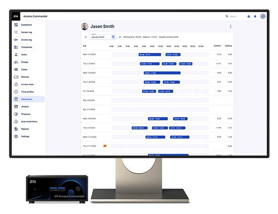 EAN 8595159524566 - 2N Access Commander Box 2.0 sistema de seguridad Negro imagen 4