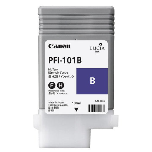 EAN 0013803058284 - Canon PFI-101B cartucho de tinta 1 pieza(s) Original Azul imagen 1