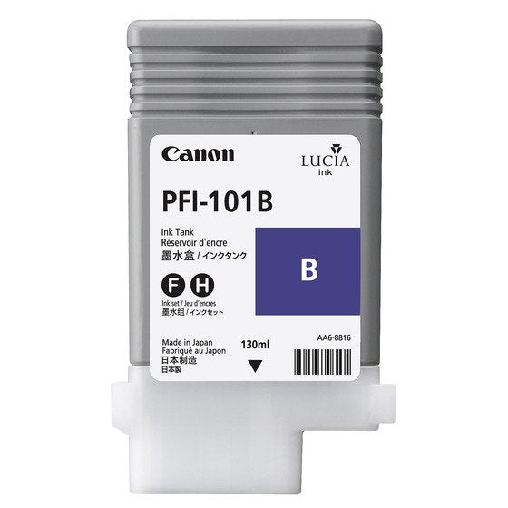EAN 0013803058284 - Canon PFI-101B cartucho de tinta 1 pieza(s) Original Azul imagen 1