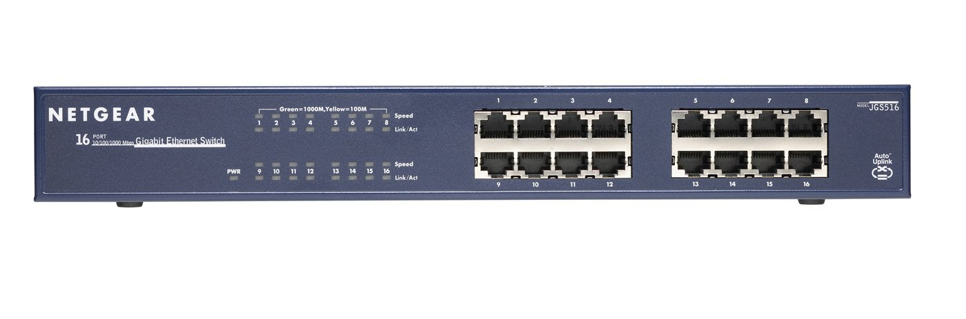 EAN 0606449064254 - NETGEAR JGS516 No administrado Azul imagen 1