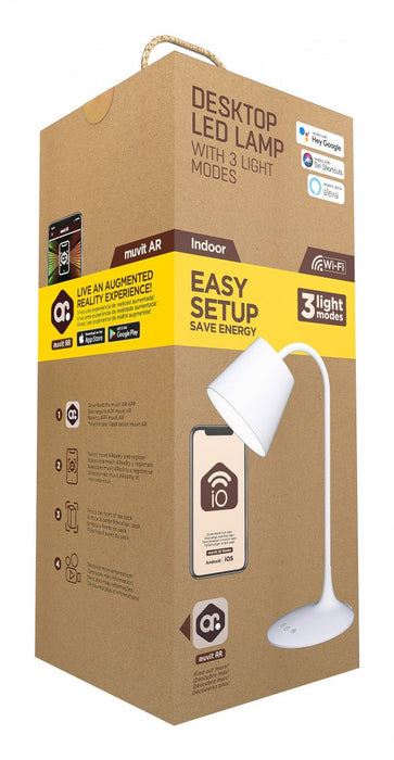 EAN 8426801166486 - Muvit MIOLAMP004 lámpara de mesa 6 W LED G Blanco imagen 3