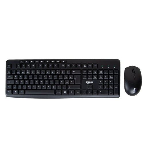 EAN 8435364318898 - iggual WMK-BASIC teclado Ratón incluido Oficina RF inalámbrico QWERTY Negro imagen 1