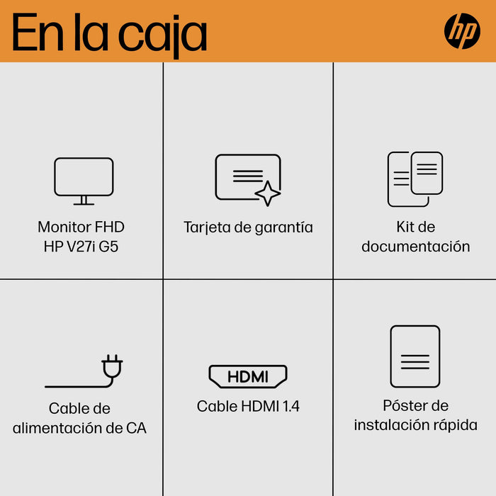 EAN 5715063324561 - HP V27i G5 FHD Monitor pantalla para PC 68,6 cm (27") 1920 x 1080 Pixeles Full HD LCD Negro imagen 5