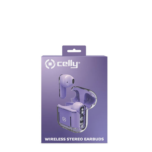 EAN 8021735201977 - Celly SHEER Auriculares True Wireless Stereo (TWS) Dentro de oído Llamadas/Música Transparente, Violeta imagen 2
