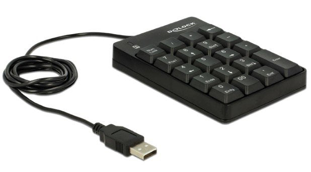 EAN 4043619124817 - DeLOCK 12481 teclado numérico Universal USB Negro imagen 2