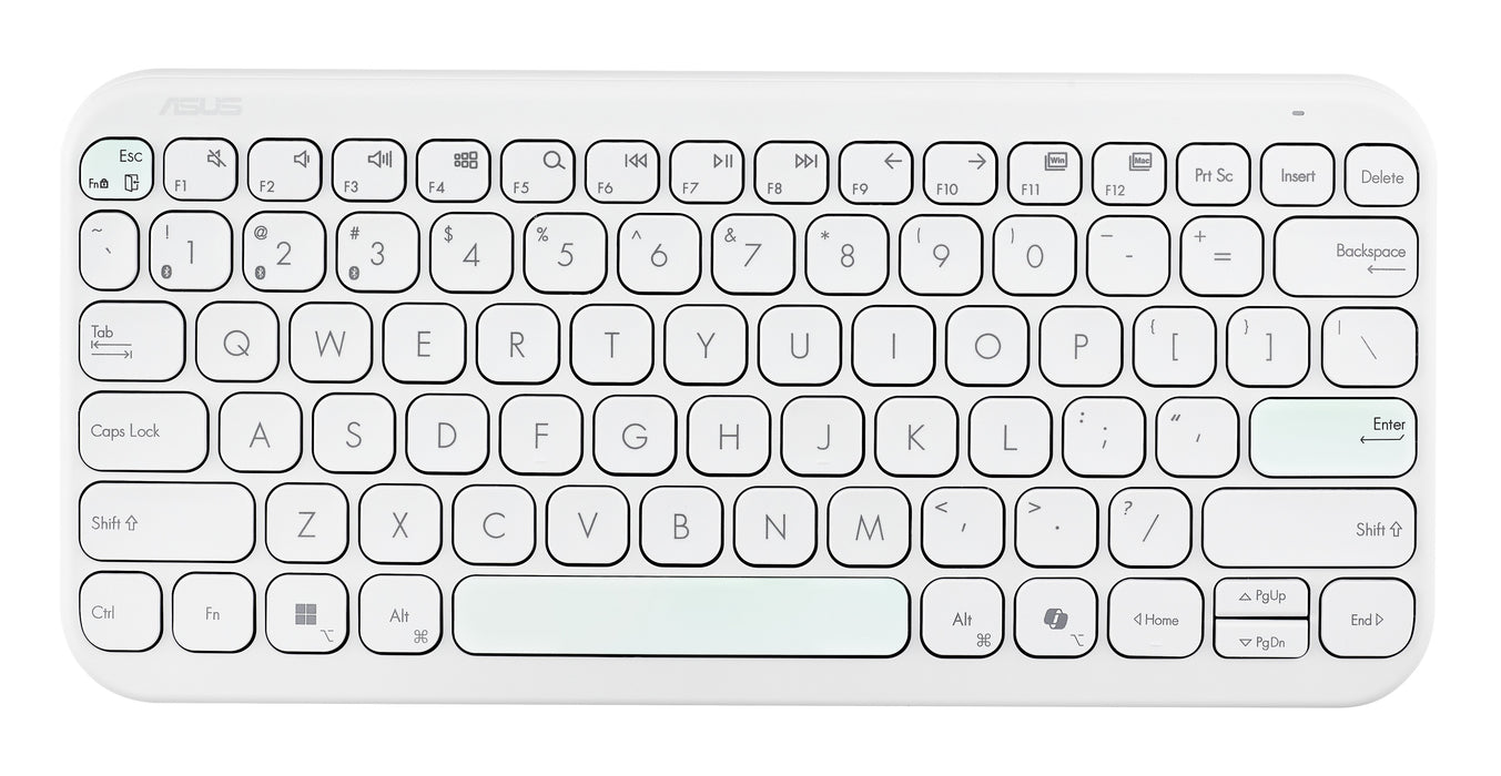 EAN 4711387823088 - ASUS Marshmallow Keyboard KW100 teclado Hogar Bluetooth QWERTY Internacional de EE.UU. Beige imagen 1