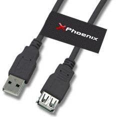 EAN 8436043194819 - Phoenix Technologies 5m USB A/USB A cable USB USB 2.0 Negro imagen 1