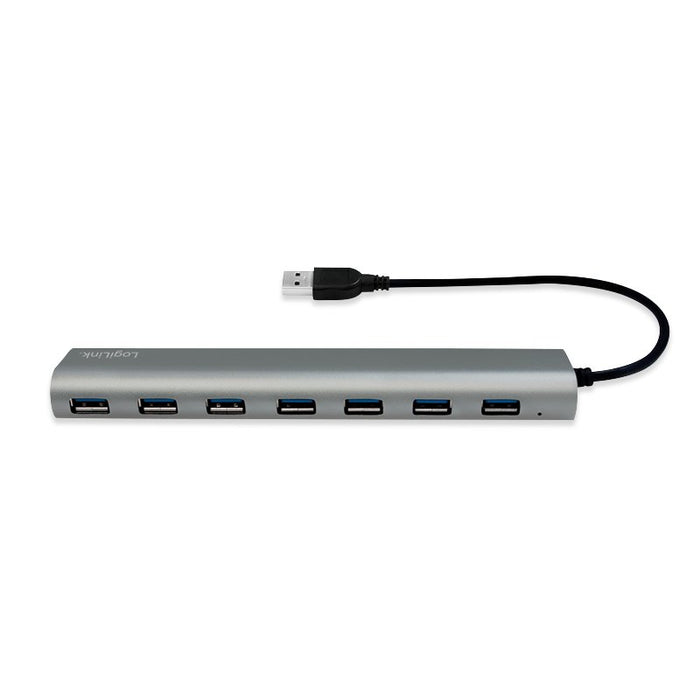 EAN 4052792048636 - LogiLink UA0308 hub de interfaz USB 3.2 Gen 1 (3.1 Gen 1) Type-A 5000 Mbit/s Gris imagen 5