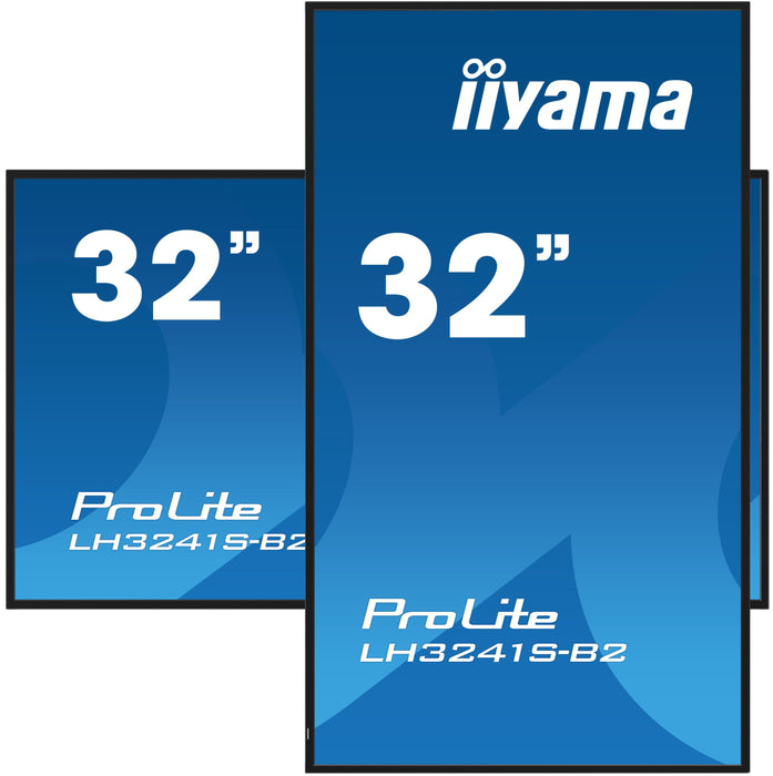 EAN 4948570123506 - iiyama LH3241S-B2 pantalla de señalización Diseño de quiosco 80 cm (31.5") LED 350 cd / m² Full HD Negro  imagen 4