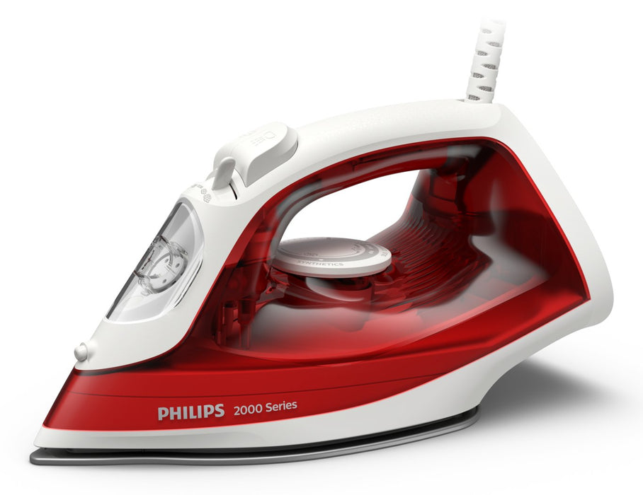 EAN 8720389044502 - Philips 2000 series DST2010/40 plancha Plancha a vapor Suela antiadherente Rojo, Blanco imagen 1