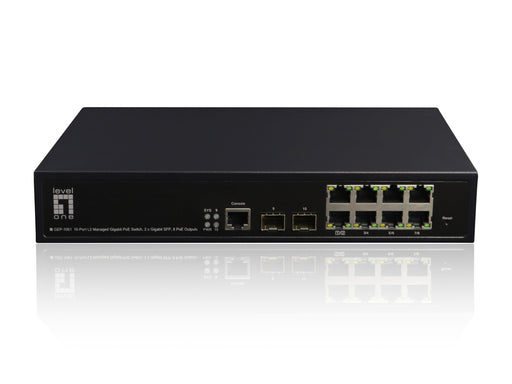 EAN 4015867197158 - LevelOne GEP-1061 switch Gestionado L2 Gigabit Ethernet (10/100/1000) Energía sobre Ethernet (PoE) Negro imagen 1