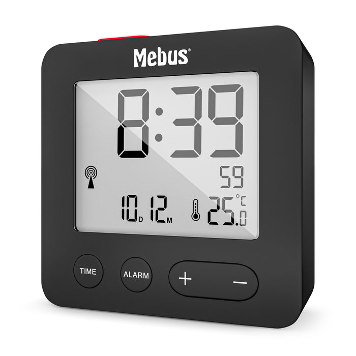 EAN 4007218258014 - Mebus 25801 wekker Reloj despertador digital Negro imagen 3