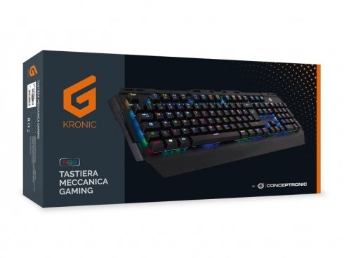 EAN 4015867209264 - Conceptronic KRONIC teclado Juego USB QWERTY Italiano Negro imagen 4