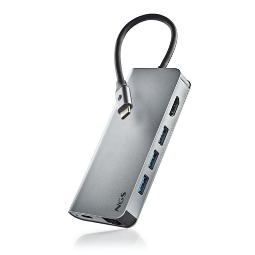 EAN 8435430621839 - NGS WONDER DOCK 8 USB 2.0 Type-C Plata imagen 1