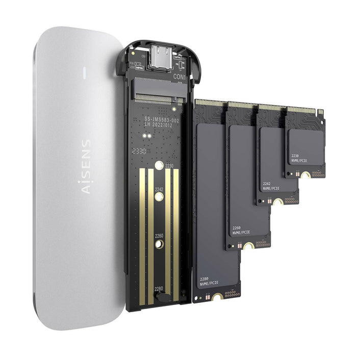 EAN 8436574709698 - AISENS ASM2-025SL caja para disco duro externo Caja externa para unidad de estado sólido (SSD) imagen 3
