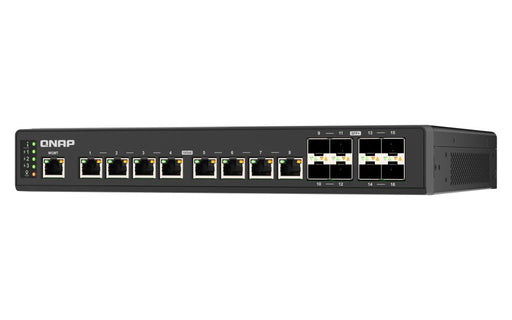 EAN 4711103085714 - QNAP QSW-IM3216-8S8T switch Gestionado 10G Ethernet (100/1000/10000) Negro imagen 2