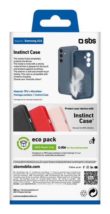 EAN 8018417500695 - SBS TEINSTSAA26B funda para teléfono móvil 16,8 cm (6.6") Azul imagen 3