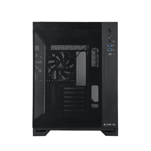 EAN 0753263078704 - Chieftec mATX Gehäuse GM-30B-M-OP, black Cubo Negro imagen 4