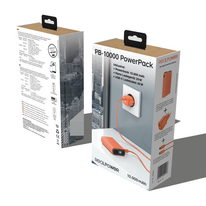 EAN 4040895009227 - Ultron PB-10000 10000 mAh Naranja imagen 5