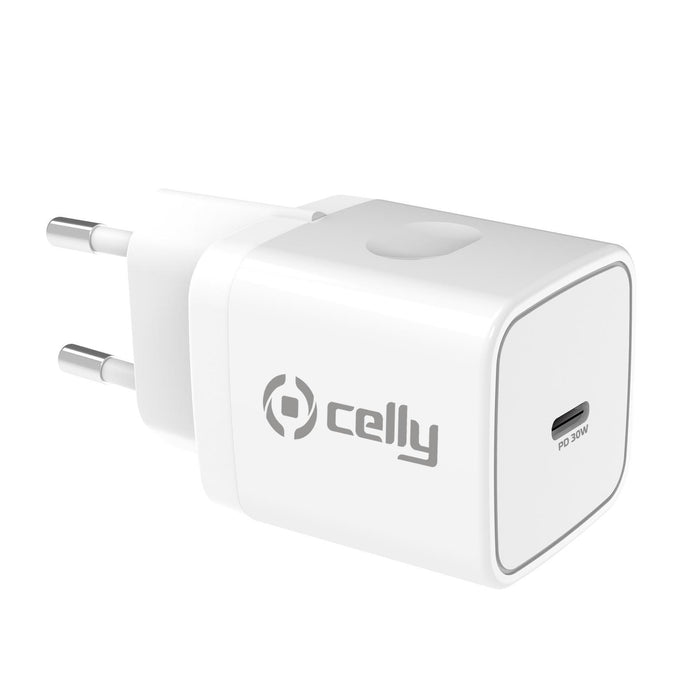 EAN 8021735192329 - Celly TC1USBC30WWH cargador de dispositivo móvil Smartphone, Reloj inteligente, Tableta Blanco Corriente  imagen 1