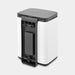 EAN 8710755222344 - Brabantia Bo Waste Bin 4 L Rectangular Acero Negro, Blanco imagen 5