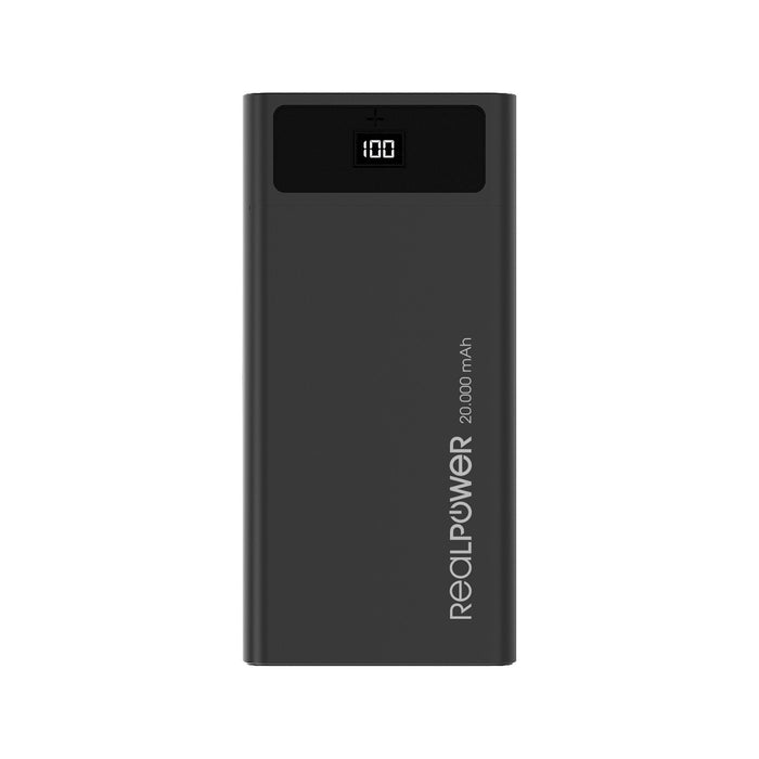 EAN 4040895007001 - RealPower PB-20k PD 20000 mAh Negro imagen 3