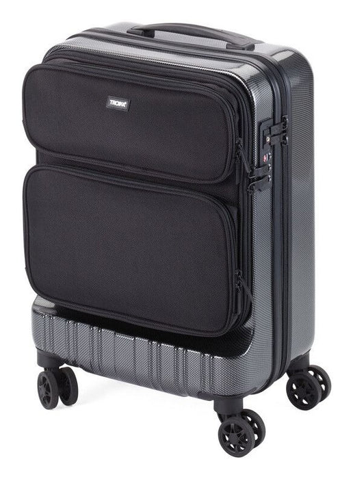 EAN 4024023120978 - TROIKA LUG02/CB maleta Tranvía Armazón duro Gris 47 L Acrilonitrilo butadieno estireno (ABS), Nylon, Poli imagen 1