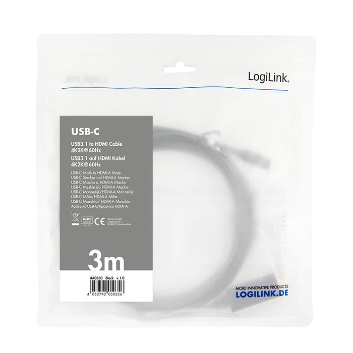 EAN 4052792050356 - LogiLink UA0330 Adaptador gráfico USB Negro imagen 4