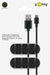EAN 4040849704062 - Goobay 70406 organizador de cables Universal Soporte para cables Negro 2 pieza(s) imagen 7