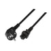 EAN 8436574701715 - AISENS A132-0172 cable de transmisión Negro 1,5 m CEE7/7 C5 acoplador imagen 1
