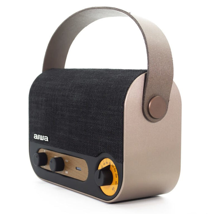 EAN 8435256896688 - Aiwa RBTU-600 altavoz portátil o de fiesta Altavoz monofónico portátil Beige, Negro 5 W imagen 4