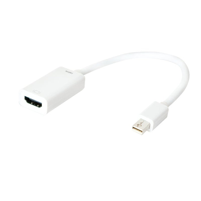 EAN 4052792032734 - LogiLink CV0036B adaptador de cable de vídeo 0,15 m Mini DisplayPort HDMI tipo A (Estándar) Blanco imagen 1